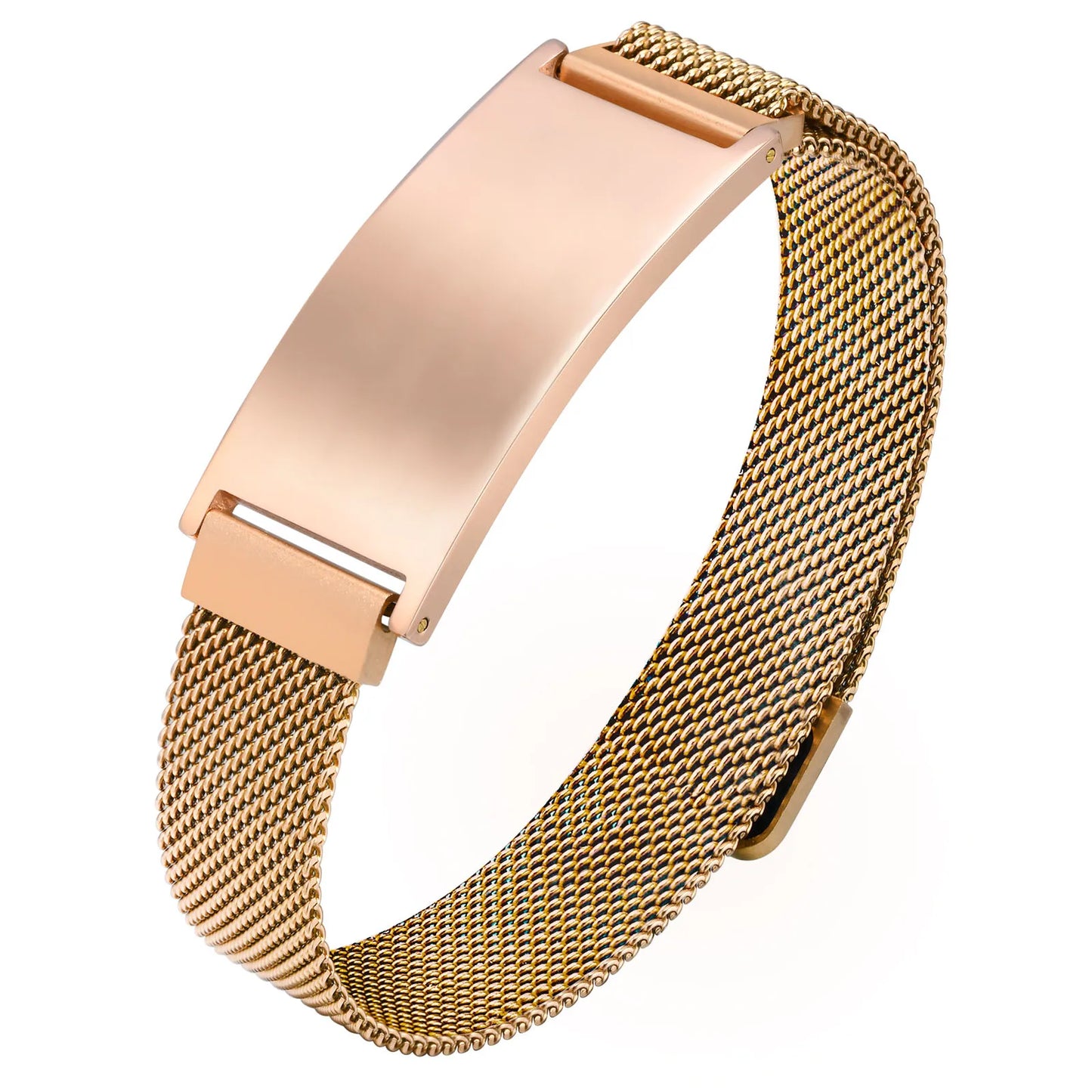 Chunky Magnetic Mesh Strap Bracelet