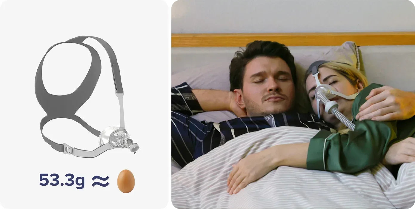 Mini Bluetooth CPAP anti-snoring device