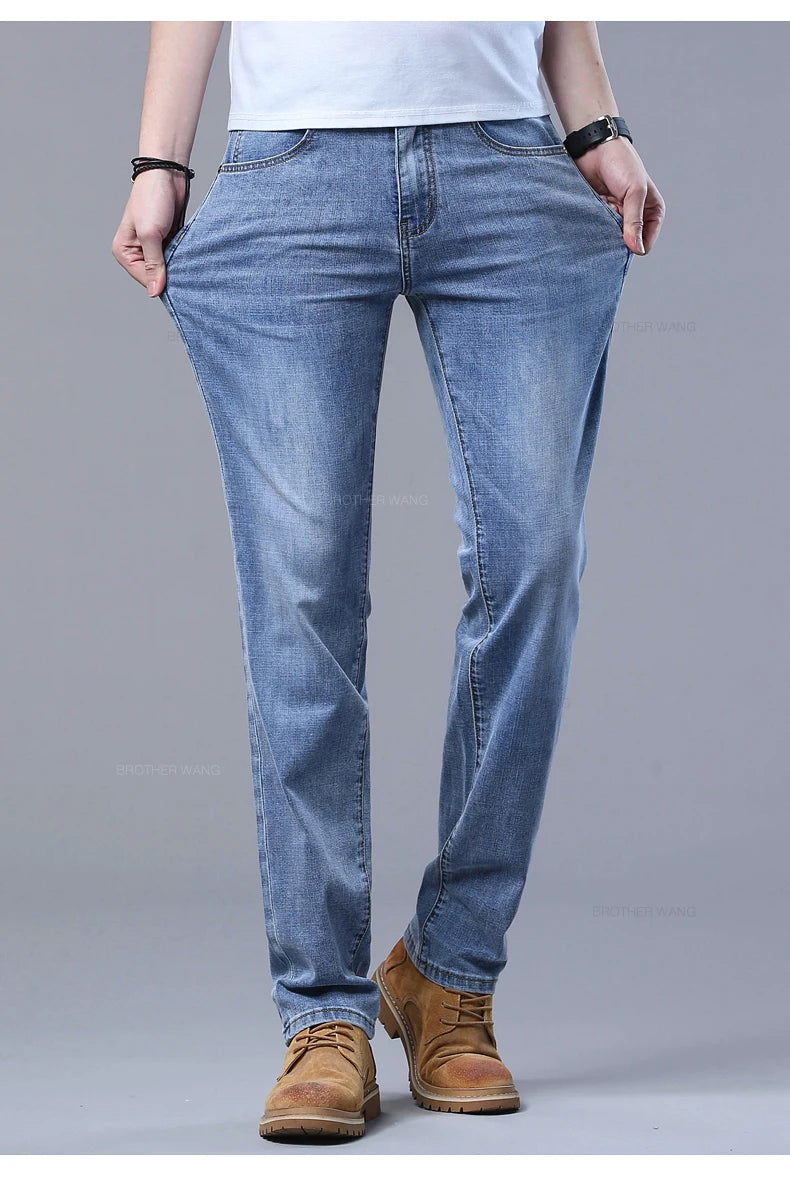 Men’s Light Blue Slim Jeans