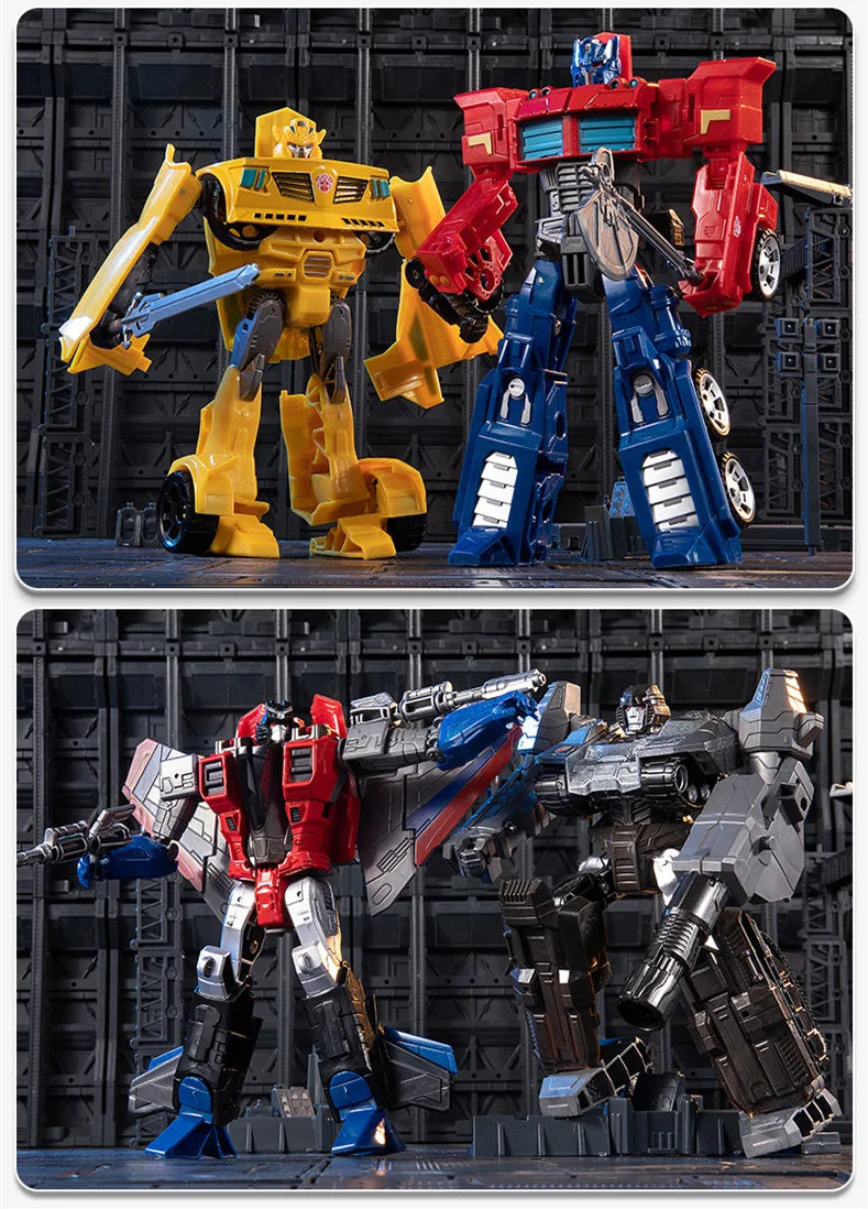 Anime Action Figures Dinosaur Robot Car