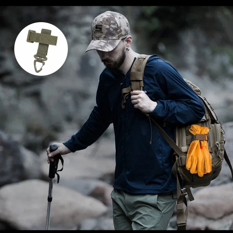 Multi-Purpose Hunting Gloves Hook with Storage Clip