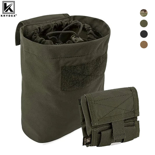 KRYDEX Tactical MOLLE Foldable Dump Pouch