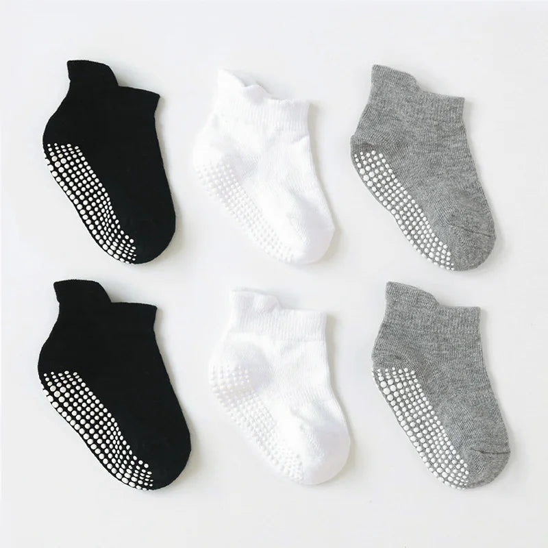 6 Pairs Baby Non-Slip Floor Socks