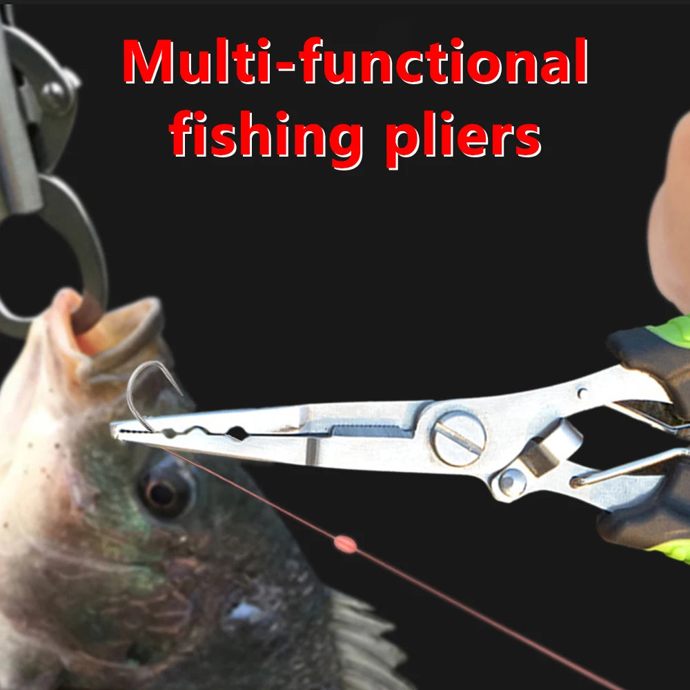High-Strength Multifunctional Fishing Pliers – Ergonomic Anti-Slip Grip