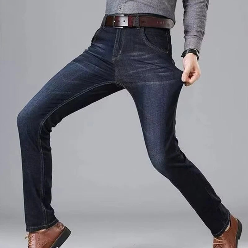 Men’s Straight-Leg Casual Commuting Jeans