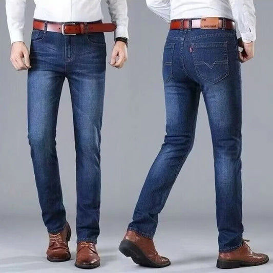 Men’s Straight-Leg Casual Commuting Jeans